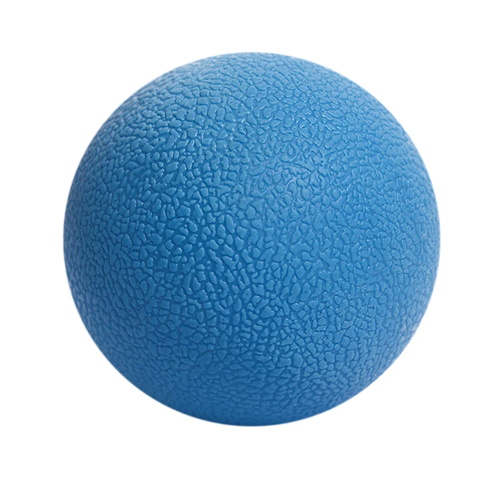 1 шт. Массажный мяч для Лакросса для миофасцинального расслабления фитнес-терапия спортзал упражнения для расслабления Хоккейная Шайба для йоги - Цвет: Синий