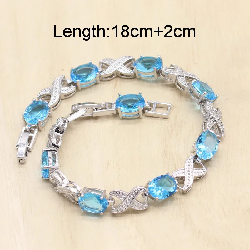 Semi precious circular stone set silver bracelet | Dunvegan