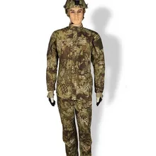 Tornado Тактический Камуфляжный костюм для всей местности зеленый Питон ripstop нейлоновый тренировочный костюм s-xl
