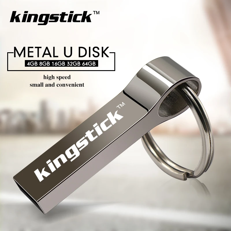 Usb-накопитель kingstick, флеш-накопитель, 4 ГБ, 8 ГБ, 16 ГБ, 32 ГБ, 64 ГБ, 128 ГБ, флеш-накопитель, USB флешка с кольцом для ключей, карта памяти в подарок