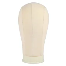 Манекен головной парик стойка 20/21/22/23/24/25 дюймов бежевый Дисплей манекен для парика подставка делает стайлинг холст голова манекена подставка для париков