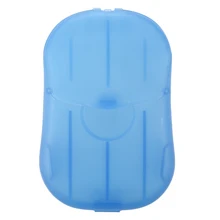 2 коробки мини стиральная ручная Ванна Путешествия Ароматические скользящие листы коробка для вспенивания бумажное мыло