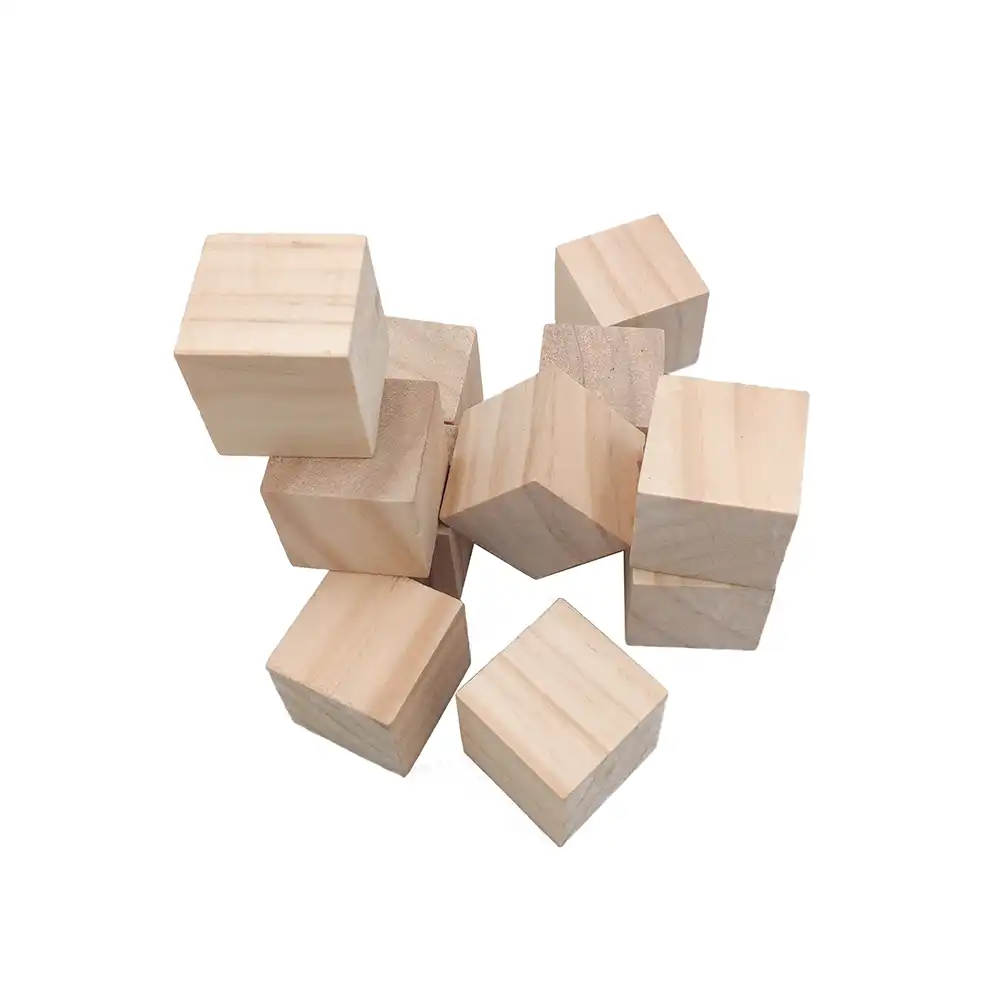 plain wood blocks for crafts