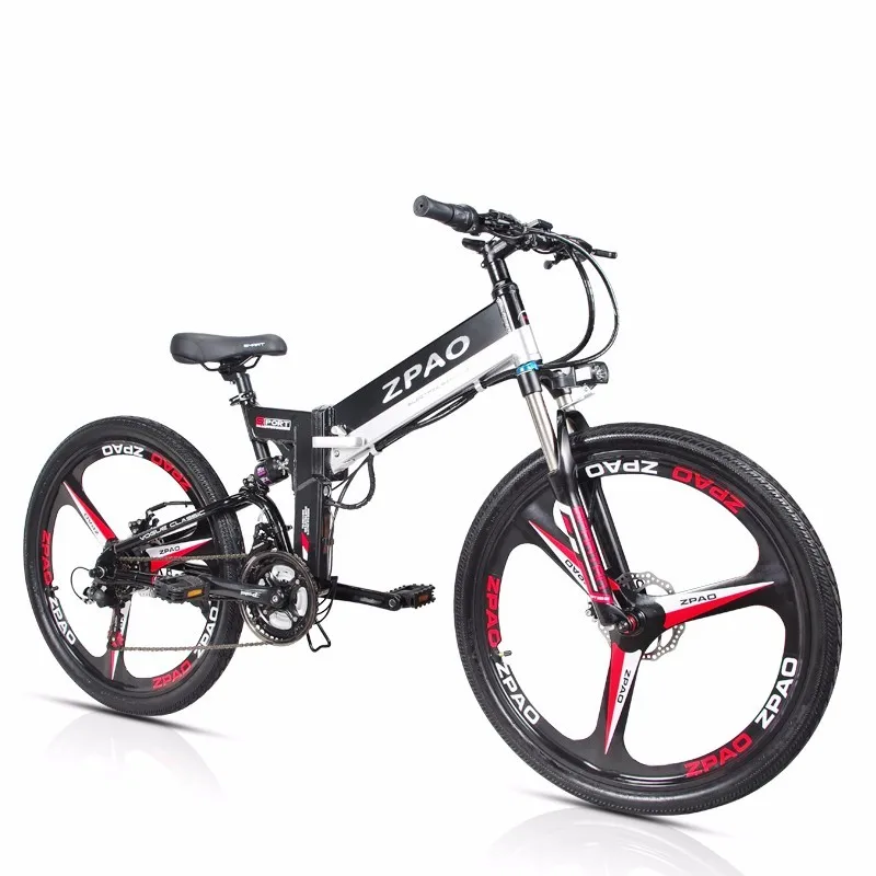 Clearance New Arrival Promotional 48v 350w E-bike 3*7 Speed Gears Mtb Bicycle Lcd Displayer Disc Brake Cheap Foldable Electric Bike 5