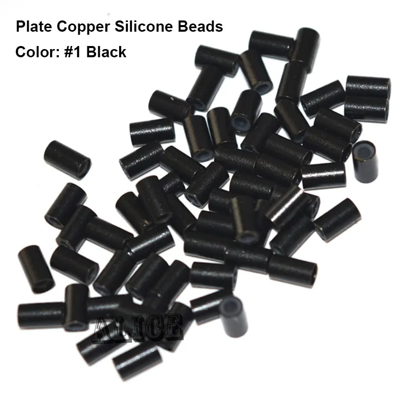 Flat Edge Silicone Copper Micro Rings 3.42.06.0mm Dark Blonde 1000pcsLot Perles Dreadlocks Hair Rings For Braids