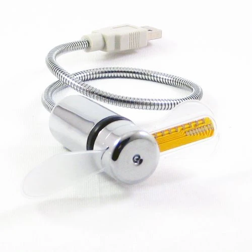 Регулируемый USB гаджет часы-вентилятор USB Настольный светодиодный светильник охлаждающий гаджет с гибким шнуром Питание от USB