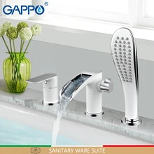 GAPPO смеситель для ванной комнаты Смесители на бортике смесители водопад кран раковина кухонный смеситель кран
