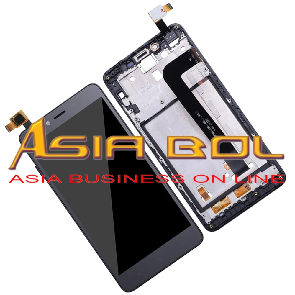 New Touch Screen Digitizer Glass Lens+LCD Display With Frame Assembly For Xiaomi Redmi Note 2 | Мобильные телефоны и