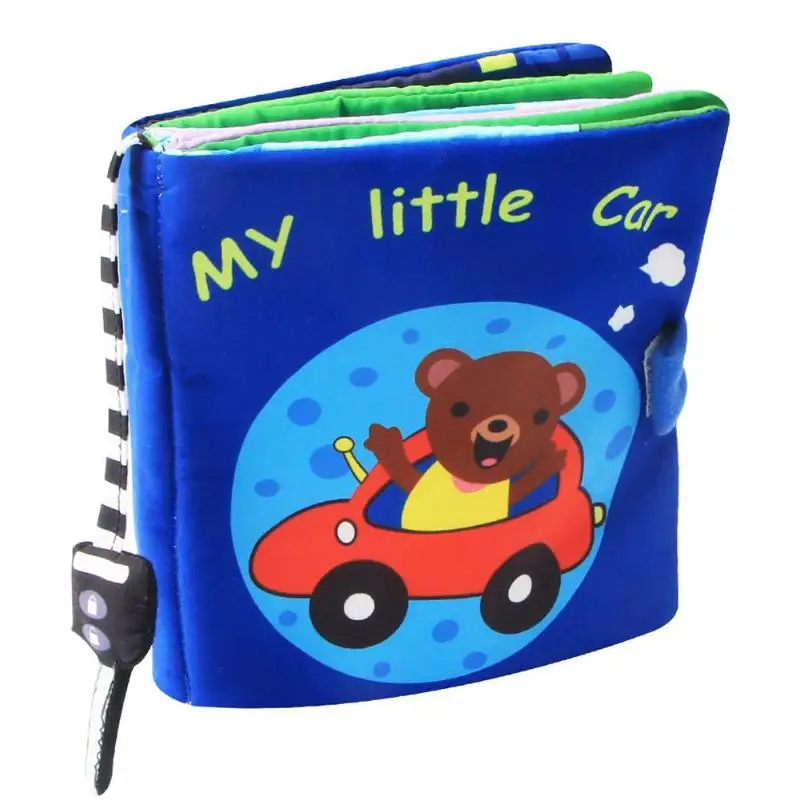 

Colorful Cute Traffic Vehicles Baby Cloth Book Early Learning Quiet Books