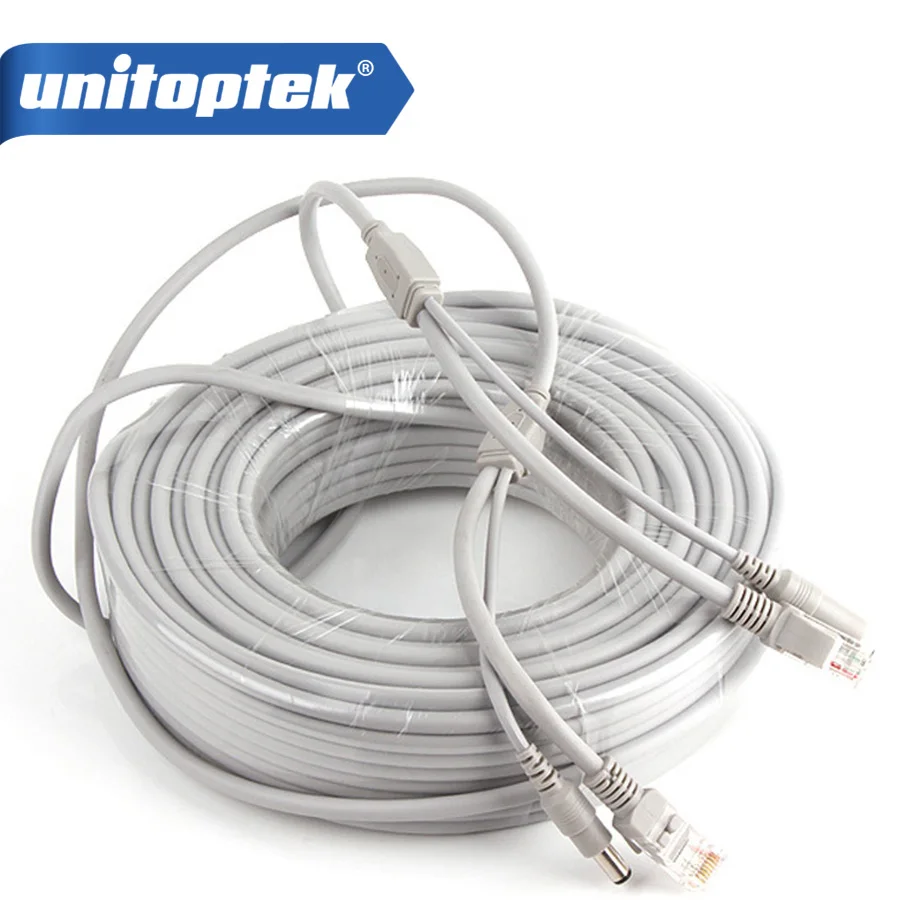 CAT5/CAT-5e CCTV Network Lan Cable 132ft/40M Ethernet Cable RJ45+DC Power For nvr Network Video Recorder System IP Camera Gray CAT5/CAT-5e CCTV Network Lan Cable 132ft/40M Ethernet Cable RJ45+DC Power For nvr Network Video Recorder System IP Camera Gray