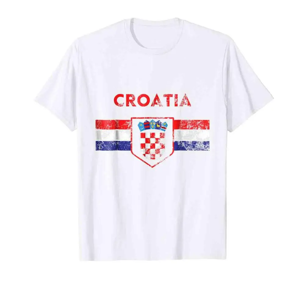 Croatia Soccerite/футболка из джерси футболки с круглым вырезом для мужчин и женщин
