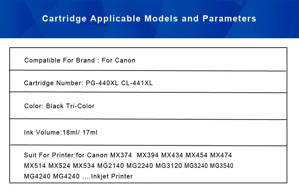 Для Canon PG 440 CL 441 PG-440 CL-441 чернильный картридж PG440 CL441 PIXMA MG2180 MG3180 MG4180 MG4280 MX378 струйный принтер чернила Наборы