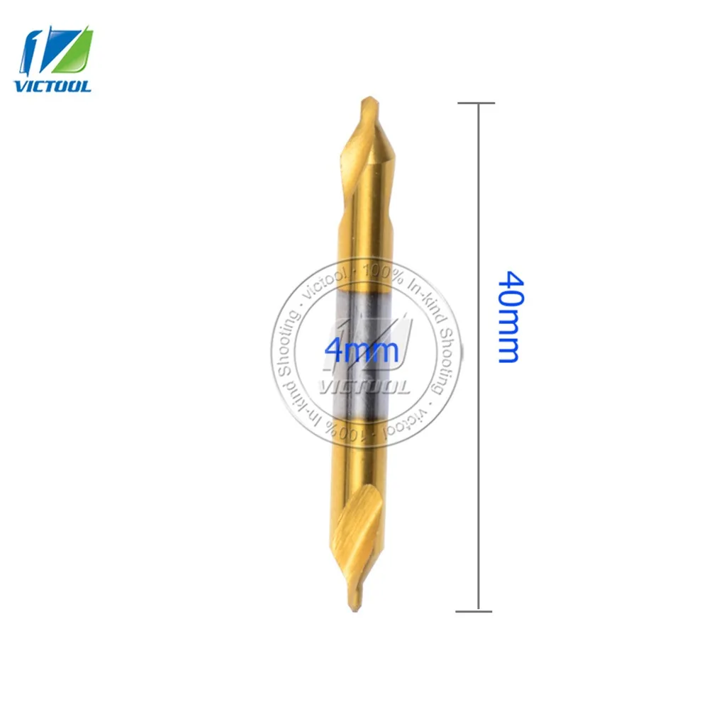 

High quality 5 Pcs 60 Degree Bit HSS Combined Center Drills Countersinks Set Tool For Drilling