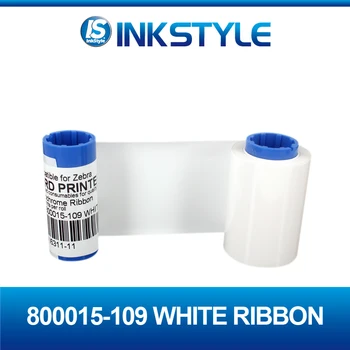 

Pack of 5pcs Generic Zebra 800015-109 White Ribbon 1000prints for used in P330i P400c P420c P420i P500c Card Printer
