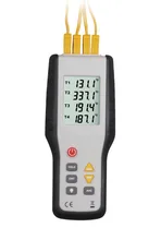 Verificador industrial da temperatura do sensor da ponta de prova do par termoelétrico do termômetro de HT-9815 digitas k-canal duplo 200c-1372c