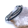 4 MM Natural Stone Bead Bracelet Sets Healing Energy 7 Chakra Bangles Pyrite Hematite Women Man Jewelry Gift For Her #15 ► Photo 2/3