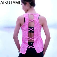 Сексуальная Спортивная рубашка для женщин для йоги майка для фитнеса женская спортивная одежда Polera Deportiva женский топ для йоги прилегающие быстросохнущие лосины для бега жилет