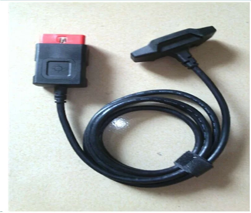 Красный кабель OBD OBDii со светодиодным кабелем OBD2 для VD ds150e CDP multidiag pro tcs obd2