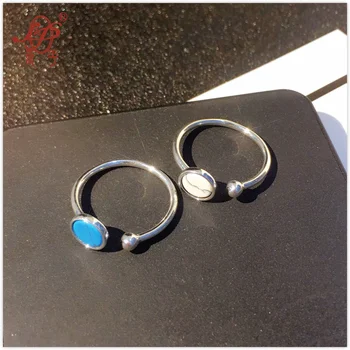 

L&P 100% 925 Sterling Silver Mix Macth Rings For Women Hot Sale Silver Stars Ring Fashion Adjustable Style Brand Fine