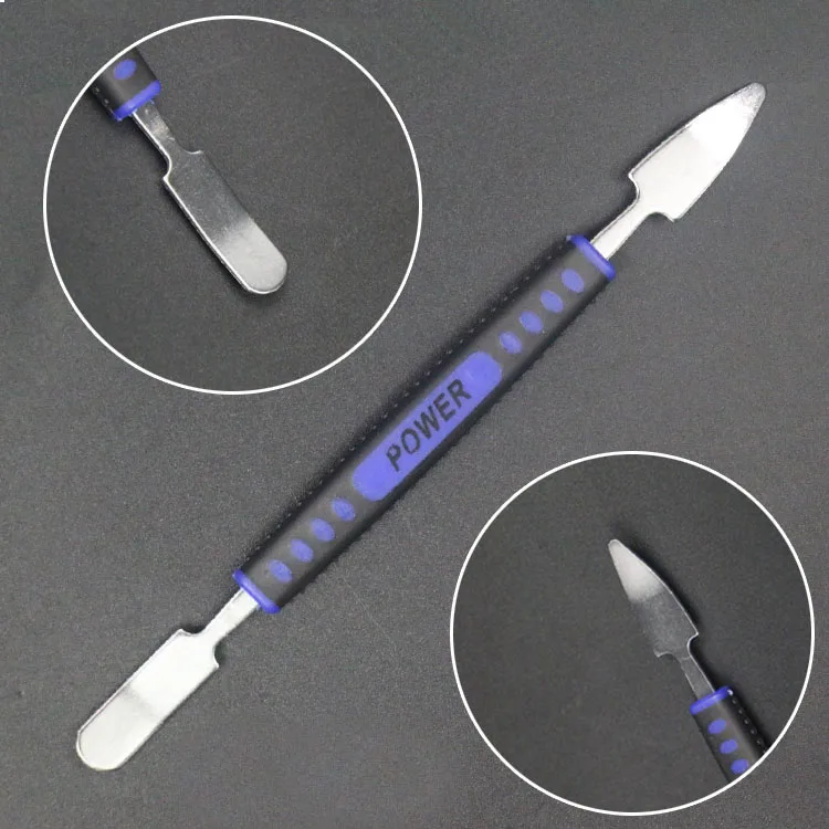 Металлический лом, инструмент для удаления мобильного телефона, инъекционный лом, стальной лом, тонкий лом безболезненный ремонт вмятин - Цвет: Blue