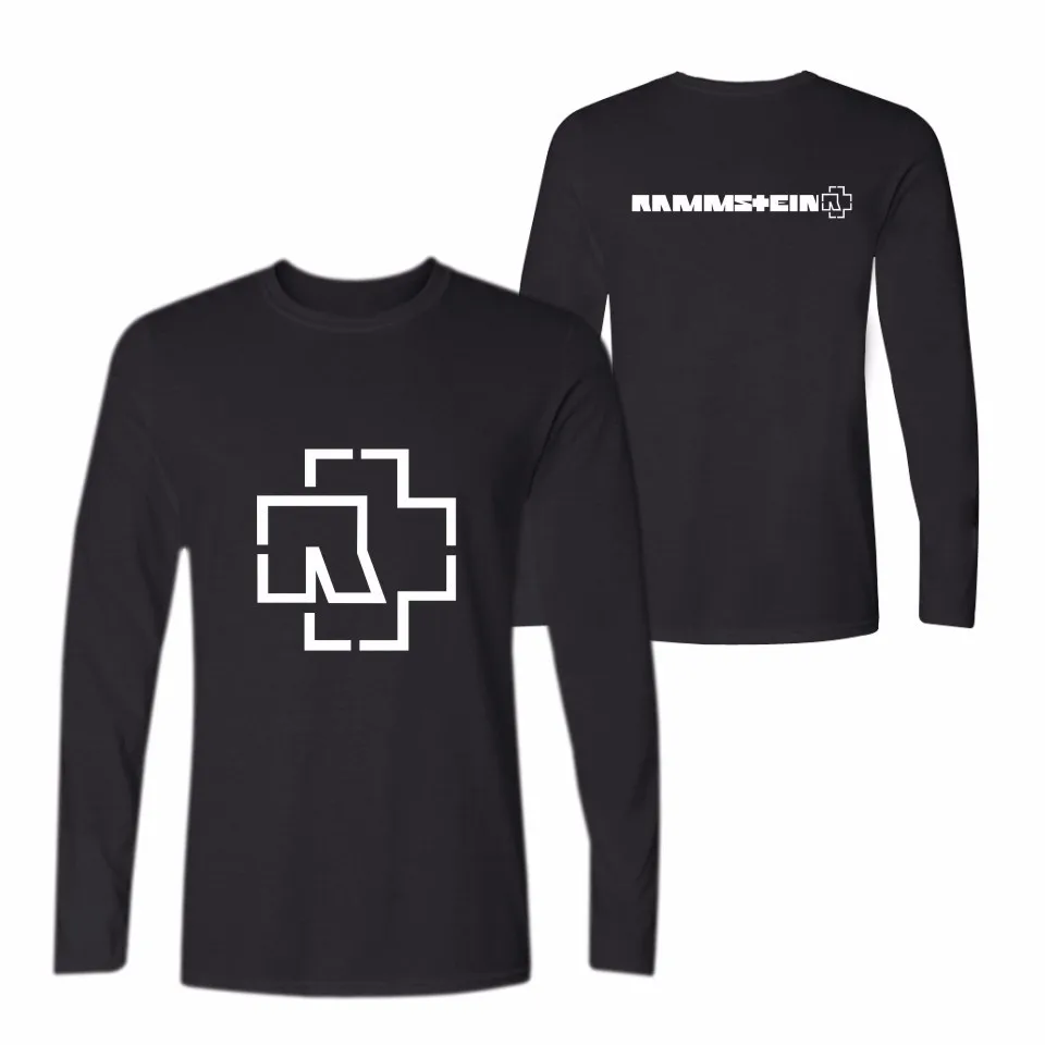 LUCKYFRIDAYF Rammstein Long Sleeve T font b Shirt b font For font b Men b font