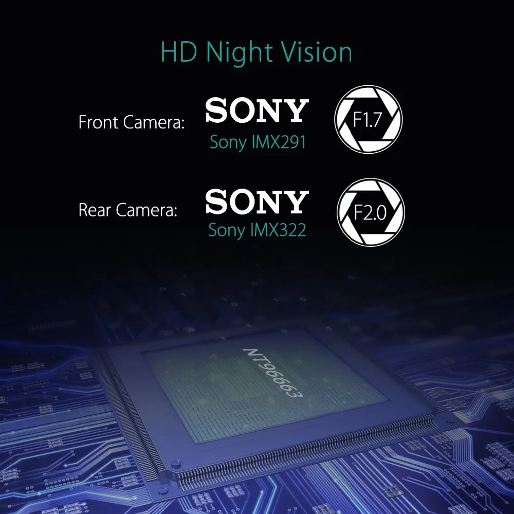 Видеорегистратор Blueskysea Mini 0906 HD 1080P Автомобильный регистратор с GPS и ночным
