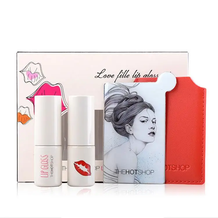 

2pcs/set Imagic Makeup Matte Lipgloss Liquid Matte Lipstick Moisture Waterproof Lasting Lip Gloss Cosmetics