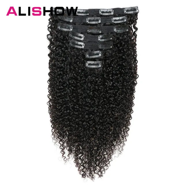 Best Offers Alishow Indian Afro Kinky Curly Weave Remy Hair Clip In Human Hair Extensions Natural Color Full Head 7Pcs/Set 120G Ship Free Best Offers Alishow Indian Afro Kinky Curly Weave Remy Hair Clip In Human Hair Extensions Natural Color Full Head 7Pcs/Set 120G Ship Free