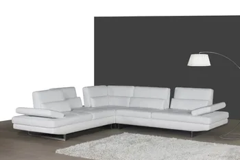 

real leather sofa sectional living room sofa corner home furniture couch L shape functional headrest modern with 6 backrests
