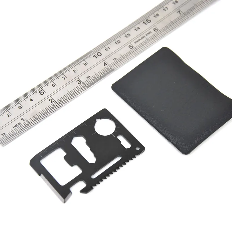 

Multifunction Credit Card Knife Survival Outdoor Camping Pocket Knife Multitool 11 In 1 Portable Utility Hand Tool High Hardness
