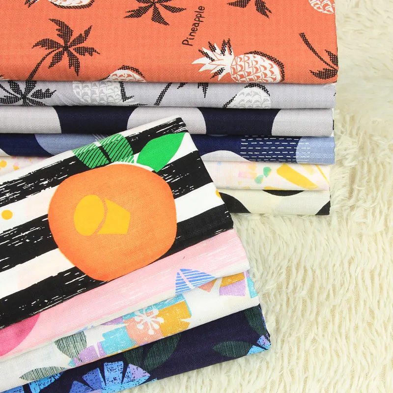 

half meter cotton fabric with Northern Europe talasite print handmade DIY garment dress children cloth 100% cotton B264