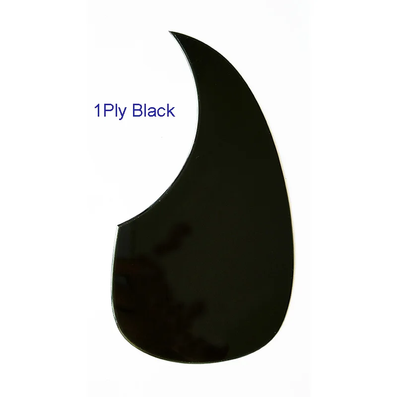 Pleroo Custom Guitar Pickgaurd Elegant Bevelled Edge Acoustic Guitar Pickguard Teardrop Shape Multicolor Choice guitar pickguard