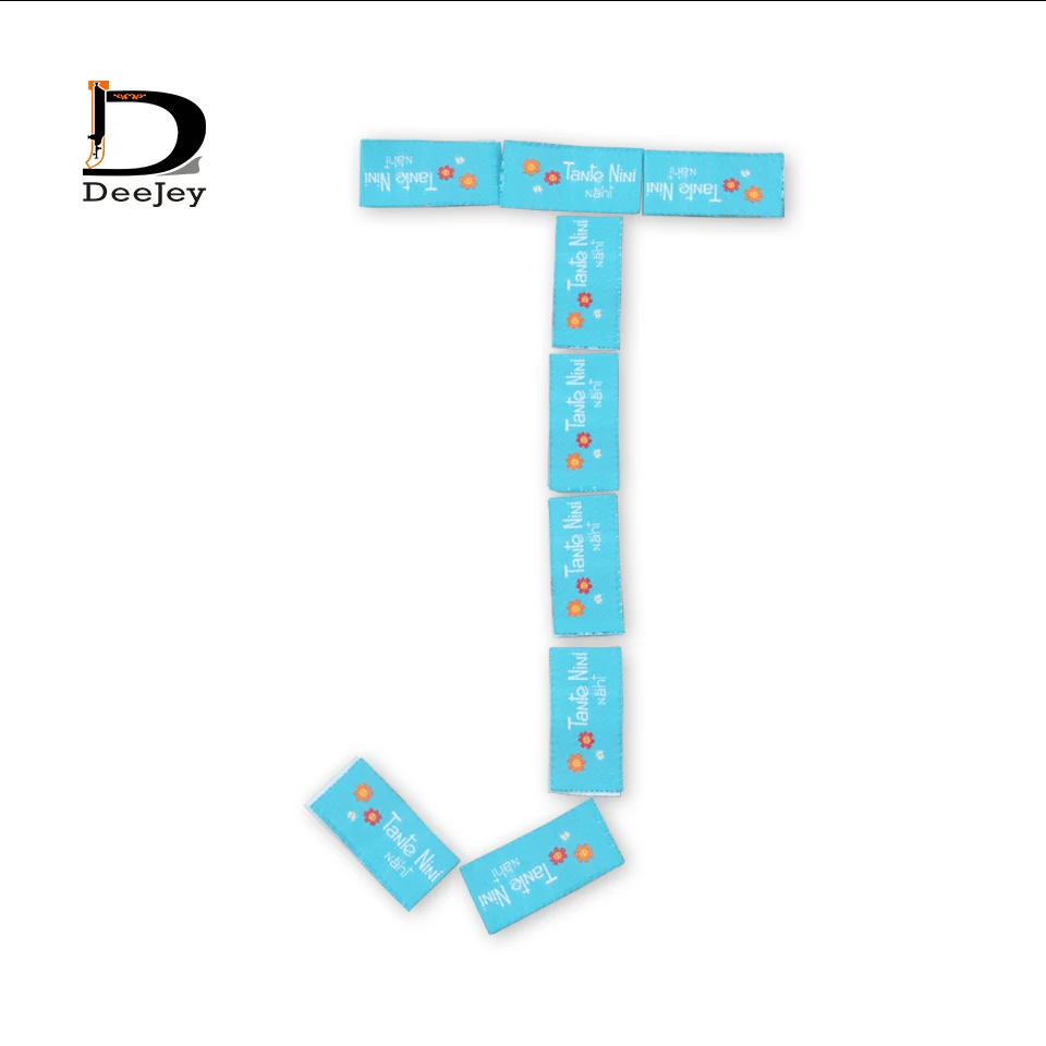 1000pcs/lot Washable Cloth Woven Clothing Labels