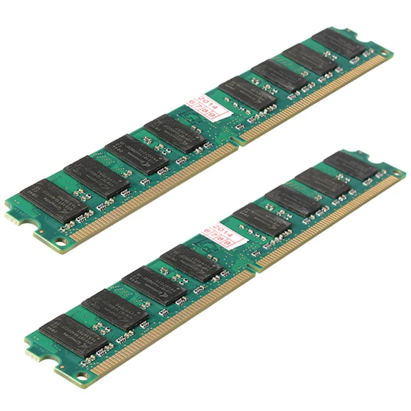 2x2 Гб оперативной памяти DDR2-667 МГц PC2-5300 без ECC Настольный ПК DIMM 240-pin