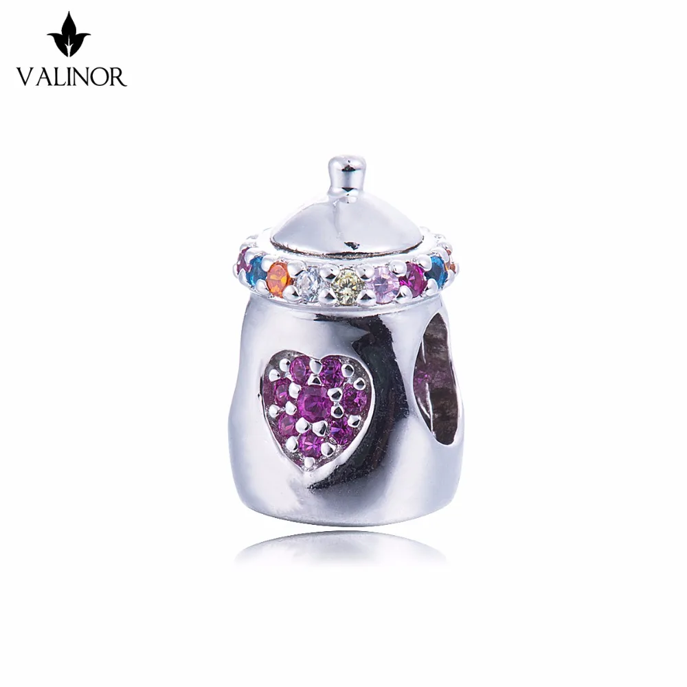 

Video! Colorful bottle 925 Sterling Silver beads charms fit Bracelets & Bangles Never change color DDBJ019
