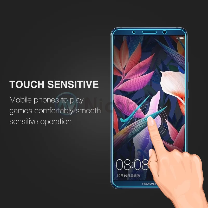 Nicotd For Huawei Mate 10 Pro Tempered glass 9H Anti-fingerprint For Huawei Mate 10Pro Screen Protector Glass Film 2.5D Screen  (2)