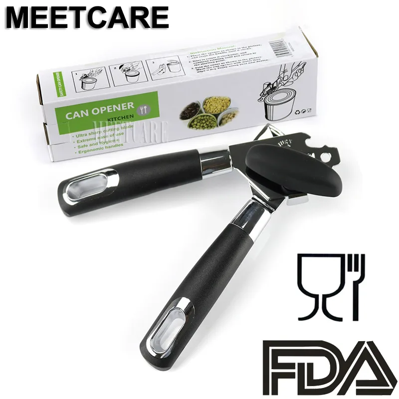 3 in 1 Strong Cans Opener Professional Top Open the Can Lid Stainless Steel Kitchen Tool Bottle