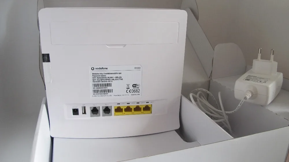 Разблокированный Vodafone B3000 той же huaweiB593 B593s 22 4G LTE Cat4 150 Мбит/с Wi Fi роутер порт SIM