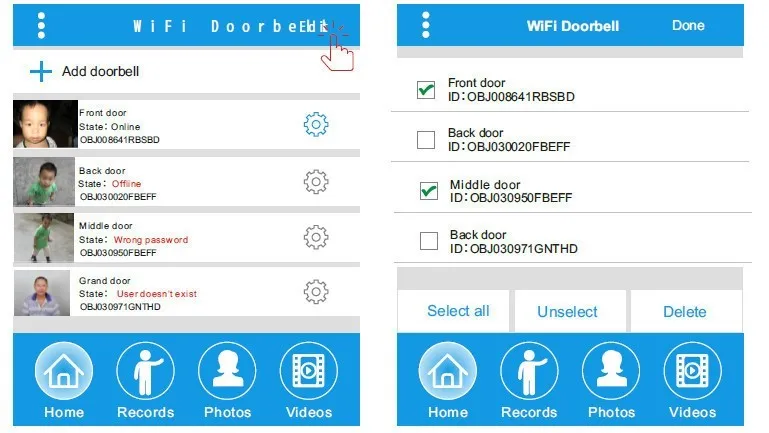 LOFAM беспроводной IP видеодомофон Wi-Fi видеодомофон дверной звонок wifi дверной звонок камера POE ночное видение двусторонний аудио разблокировка