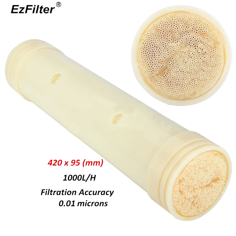 

Stainless Steel 304 Water Purifier Ultrafiltration Membrane Filter 1000L/H For Commercial Home Drink Straight UF Filter