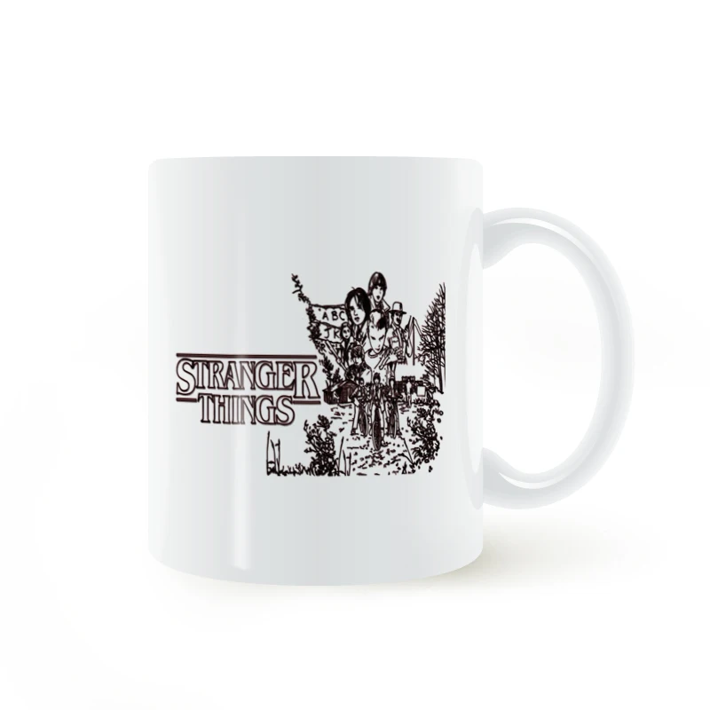 

Stranger Things Mug Coffee Milk Ceramic Cup Creative DIY Gifts Home Decor Mugs 11oz T975