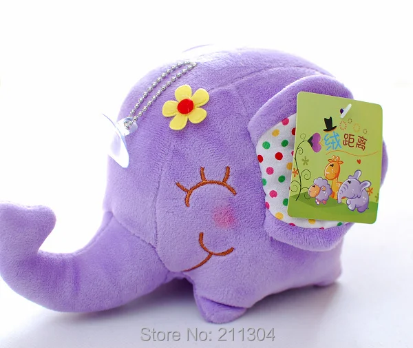 Cute Elephant plush toys 6 colors - Purple