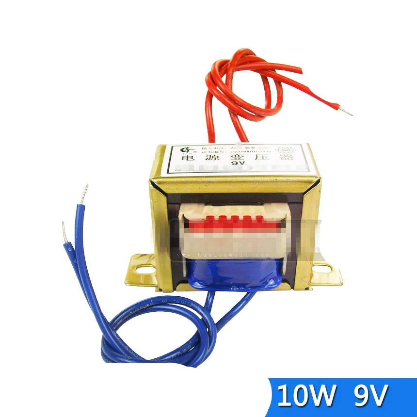 1) EI 48*24 AC 6V 9V 12V 18V 24V Выходное напряжение 10W EI ферритовый сердечник вход 220V 50Hz Вертикальный Электрический одиночный силовой трансформатор