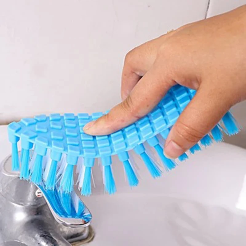 Creative 1Pcs Flexible Home Bathroom Cleaning Tool Plastic Toilet Brush