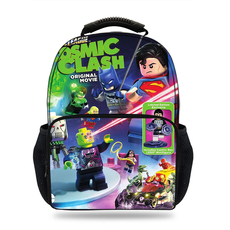 

Cartoon DC Super Heroes Justice League printing Schoolbag for boys&Girls laptop Casual Kids Schoolbag Mochila Students backpack
