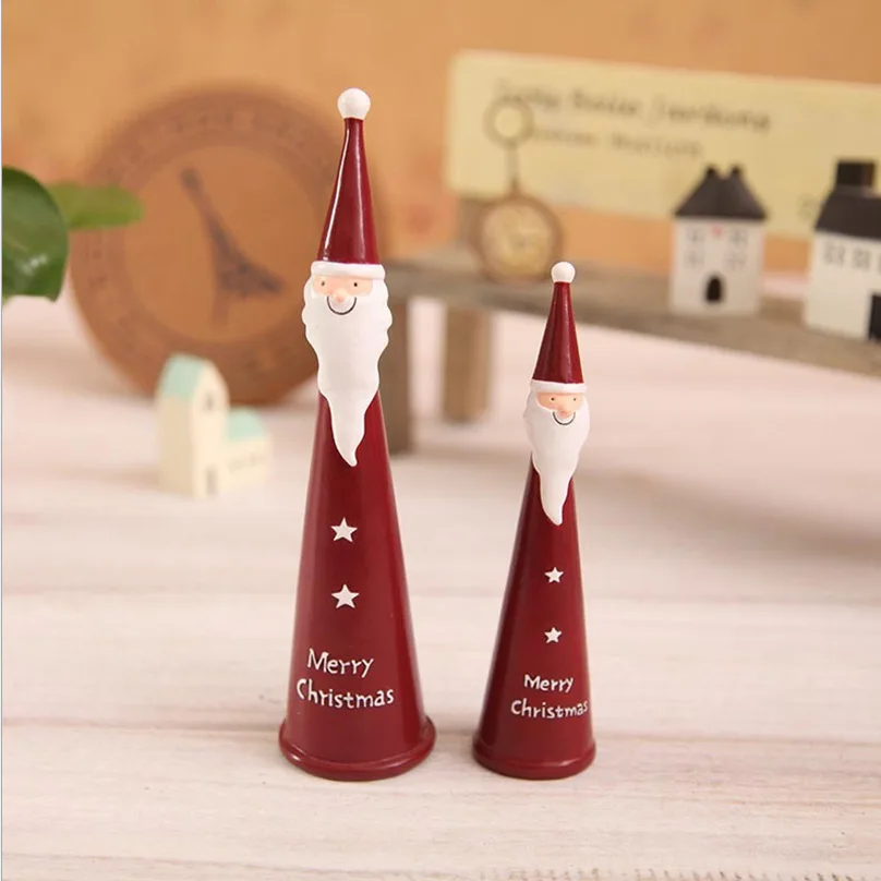 

Christmas Santa Ornaments Resin Crafts figure figurines Home Decor Cheap freeshipping