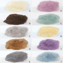 Шерстяное волнистое шерстяное одеяло для новорожденных шерстяная корзина наполнитель реквизит для фотосъемки детское меховое одеяло реквизит для фотосессии