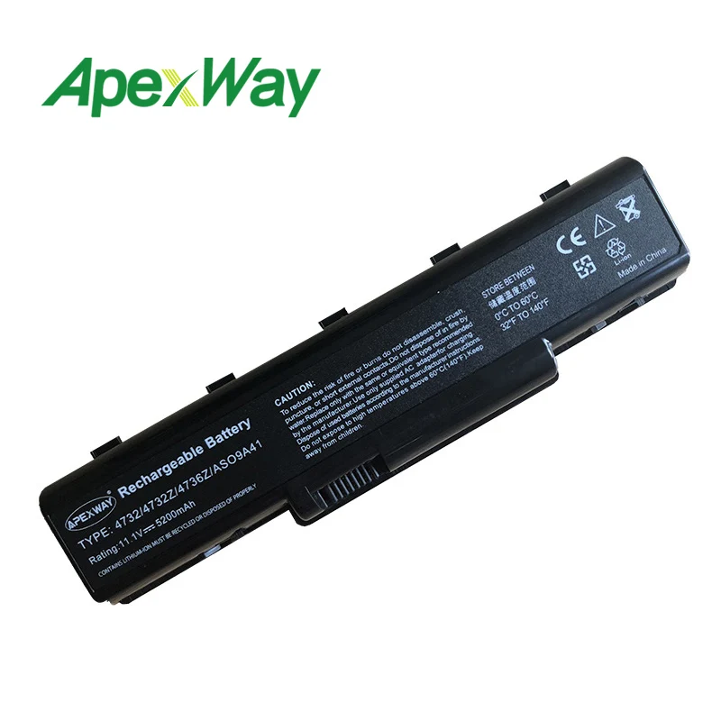 ApexWay аккумуляторная батареядля ноутбука acer Aspire 5732 4732Z 5516 5517 AS09A31 AS09A41 AS09A51 AS09A61 AS09A71 AS09A75 Emachine D525 D725