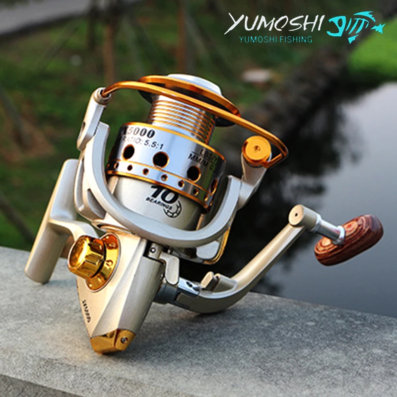 New Metal Spinning Fishing Reel 10BB 5.5:1 Fishing tackle Pesca Carrete Spinnning Reel Feeder Carp Fishing Wheel 1000-7000 JX New Metal Spinning Fishing Reel 10BB 5.5:1 Fishing tackle Pesca Carrete Spinnning Reel Feeder Carp Fishing Wheel 1000-7000 JX
