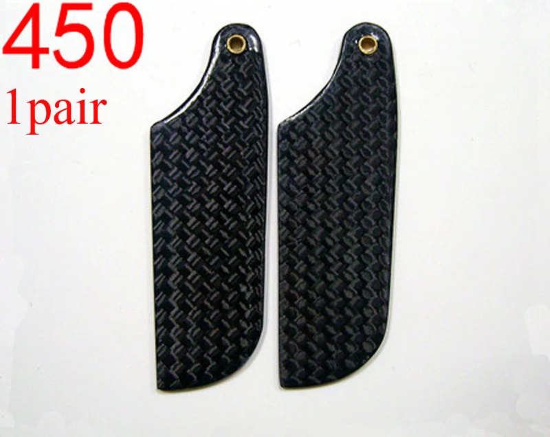 1Pair 450/500/600/700 Carbon Fiber Tail Rotor Scull Propeller 58.3x19.5x2.5x2mm 73x21x3x3mm 92x26.5x4x3mm for RC Helicopter | Игрушки и